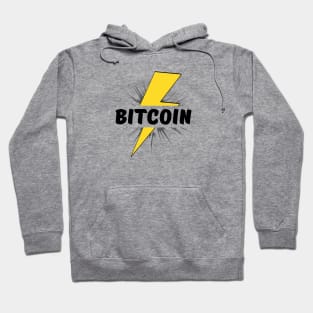 Bitcoin lightning bolt crypto Hoodie